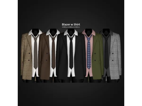 Blazer w Shirt by gorillax3