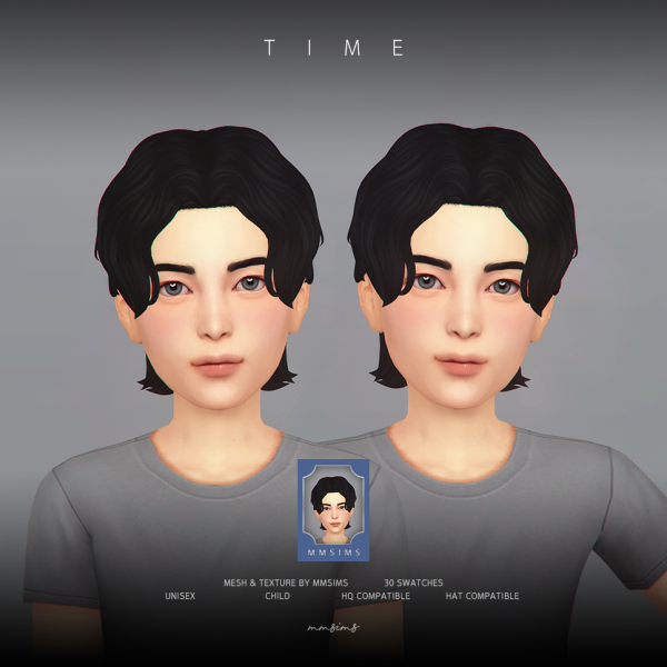 Maxis Match MMSIMS Hair Time CU by simsfinds - The Sims 4 Custom Content
