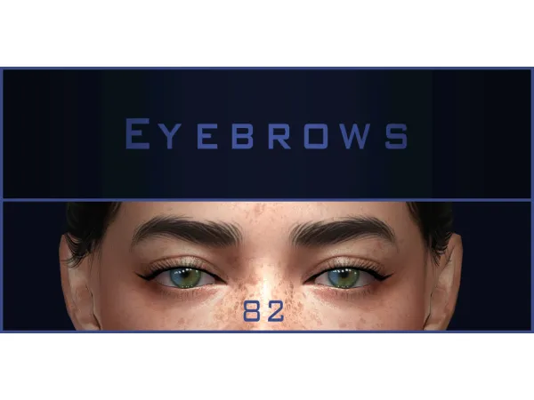 Mix Eyebrows 82 Updated by simsfinds - The Sims 4 Custom Content
