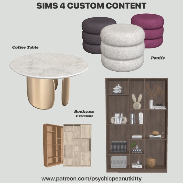 Mix November Reading by psychicpeanutkitty - The Sims 4 Custom Content
