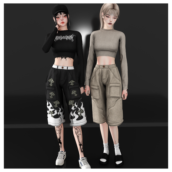Alpha cyesmodernism outfit by whimp - The Sims 4 Custom Content