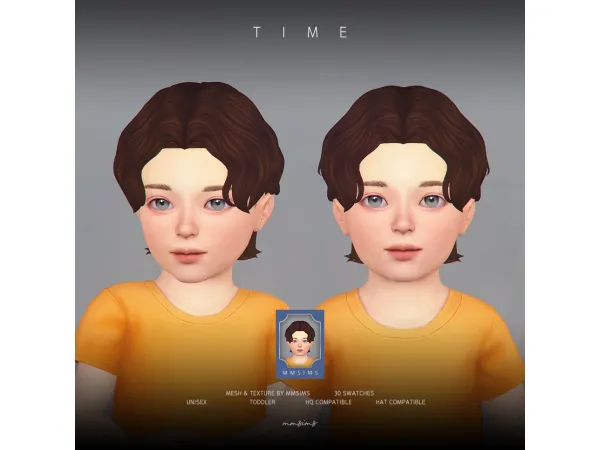 Maxis Match MMSIMS Hair Time PU by mmsims - The Sims 4 Custom Content