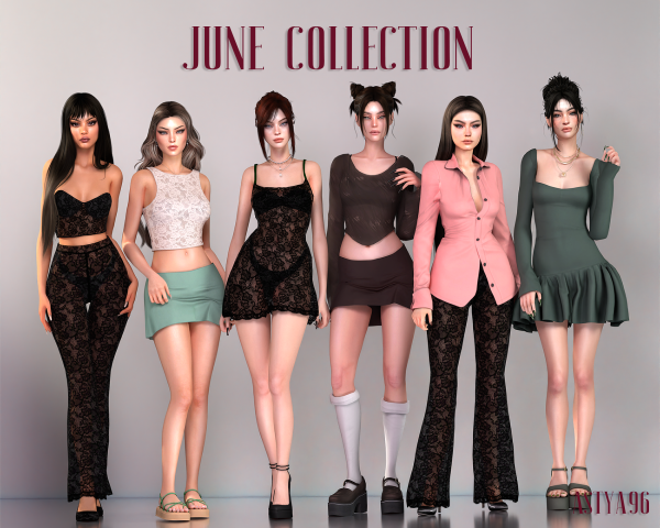 Alpha June Collection 2024 by simsfinds - The Sims 4 Custom Content