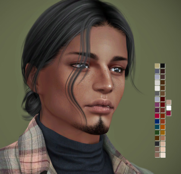 Mix Beard 09 by simsfinds - The Sims 4 Custom Content