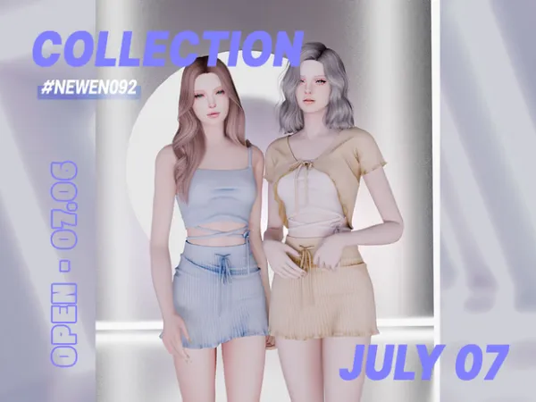 Alpha Collection July 07 Set01 by new_en092 - The Sims 4 Custom Content