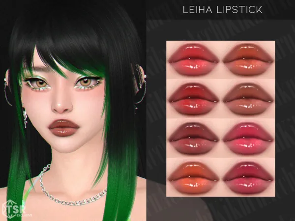 Alpha Leiha Lipstick - The Sims 4 Custom Content