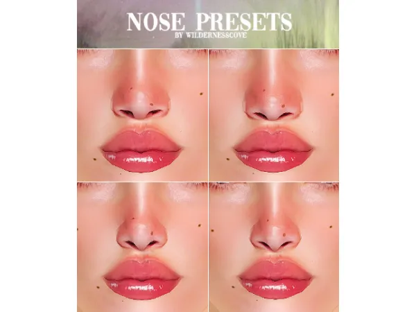 [wildernesscove] Nose Preset1 4 - The Sims 3 Custom Content