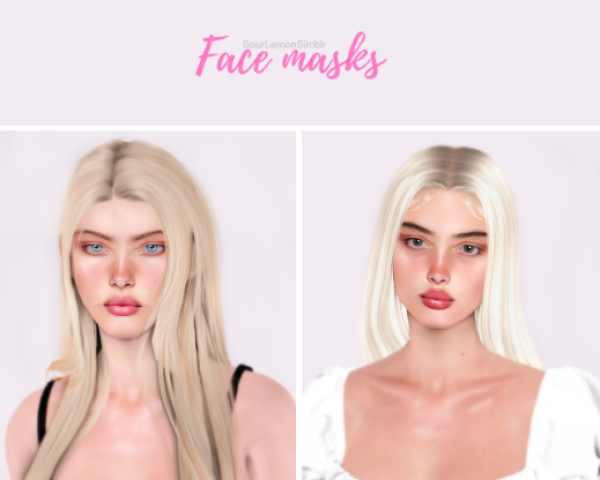 [sls]facemasks3 4 by simsfinds - The Sims 3 Custom Content