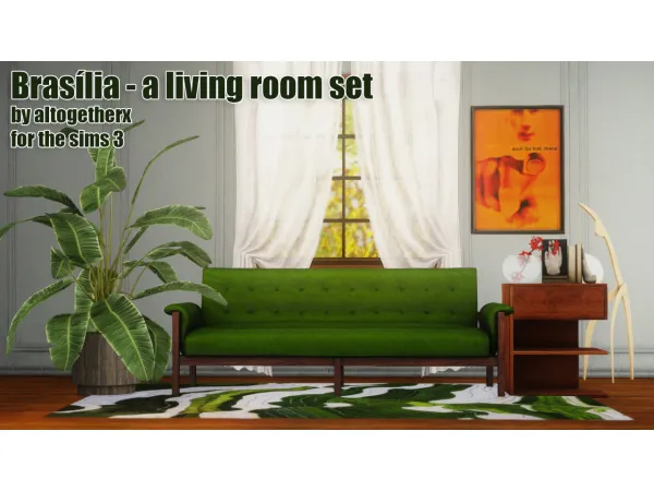 brasília living room by altogetherx - The Sims 3 Custom Content