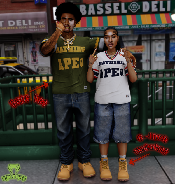 Alpha Concrete Set by simsfinds - The Sims 4 Custom Content