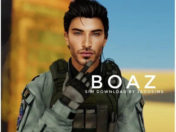 Alpha Boaz (Sim Download) - The Sims 4 Custom Content