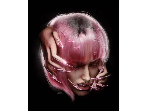 Alpha 2024 Jun02 (sims4) Nail Holic by ashwwa - The Sims 4 Custom Content