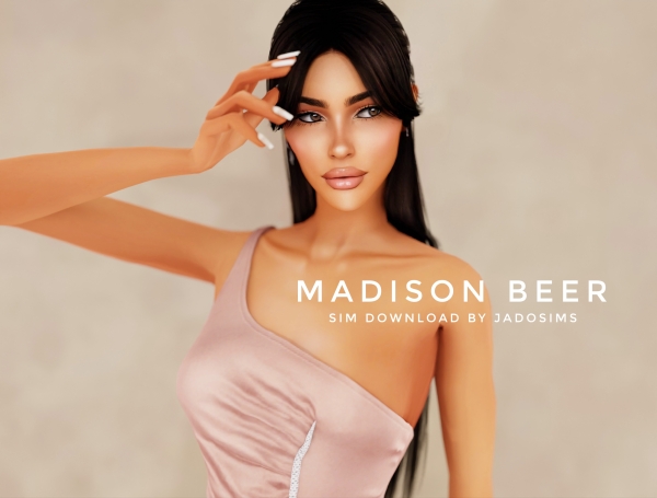 Alpha Madison Beer (Sim Download) by shopwithflynnn - The Sims 4 Custom Content
