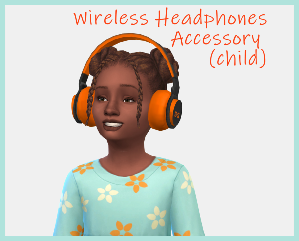 Maxis Match Wireless Headphones Accessory (Child) sims by simsfinds - The Sims 4 Custom Content
