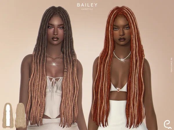 Maxis Match [EnriqueS4] Bailey Hairstyle - The Sims 4 Custom Content