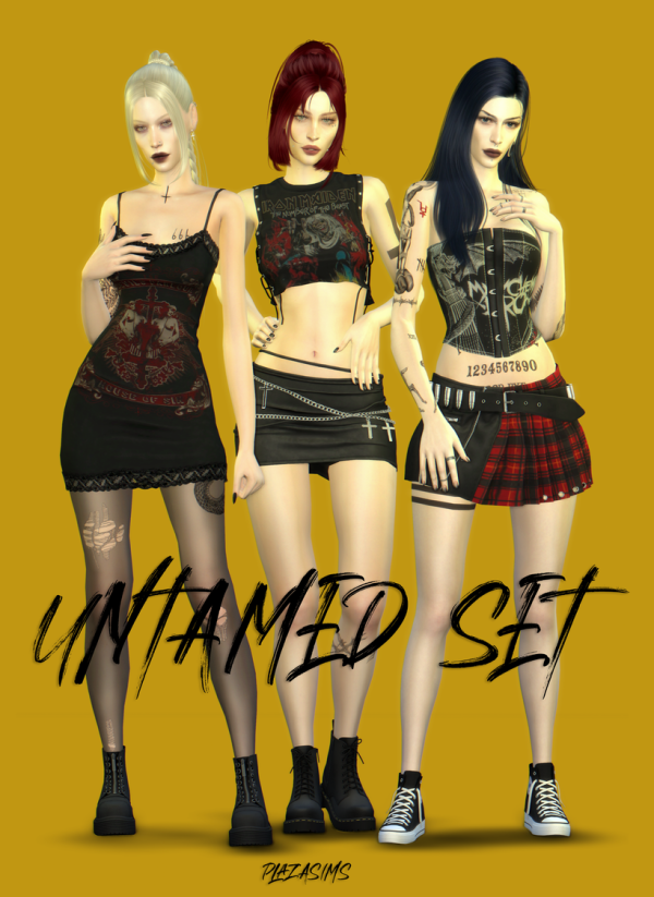 Alpha Untamed set by simsfinds - The Sims 4 Custom Content