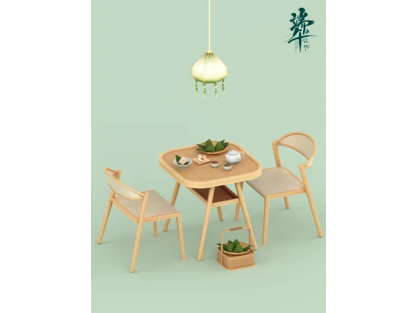 Maxis Match Dragon Boat Festival Pack by GUA - The Sims 4 Custom Content