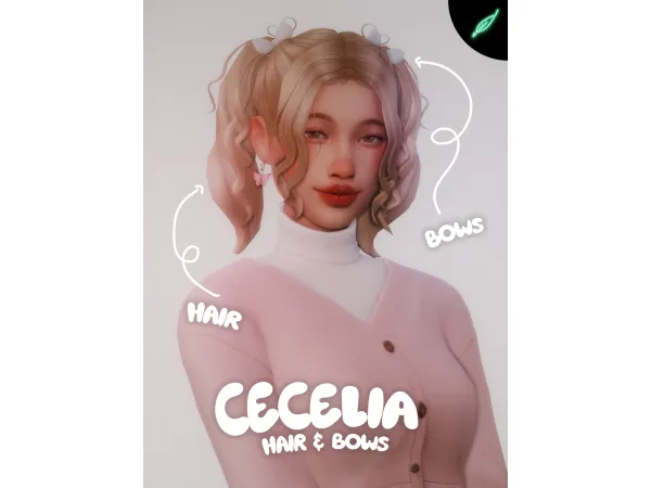 Maxis Match cecelia hair bows by thatonegreenleaf - The Sims 4 Custom Content