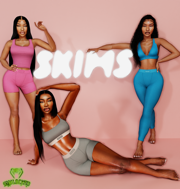 Alpha Skims Set by simsfinds - The Sims 4 Custom Content