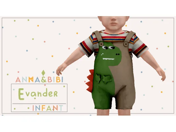 Mix Evander INFANT [AnnaBibi] by simsfinds - The Sims 4 Custom Content