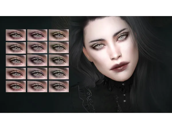 Alpha Ventricle Eyeshadow by modcollective - The Sims 4 Custom Content