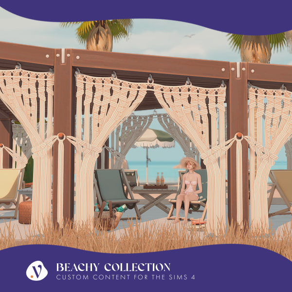 Maxis Match Beachy Collection by simsfinds - The Sims 4 Custom Content