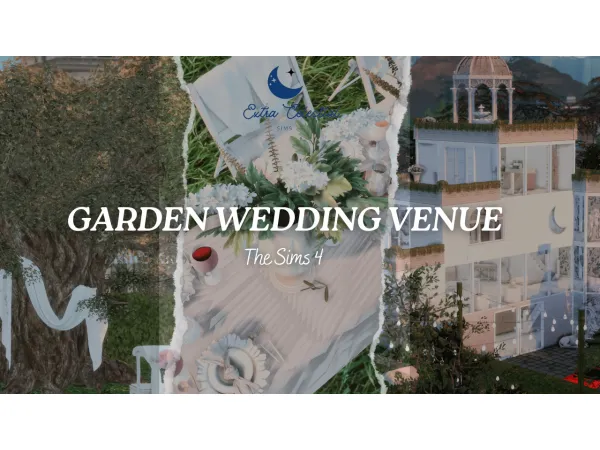 Alpha Garden Wedding Venue by Extra Celestial Sims - The Sims 4 Custom Content
