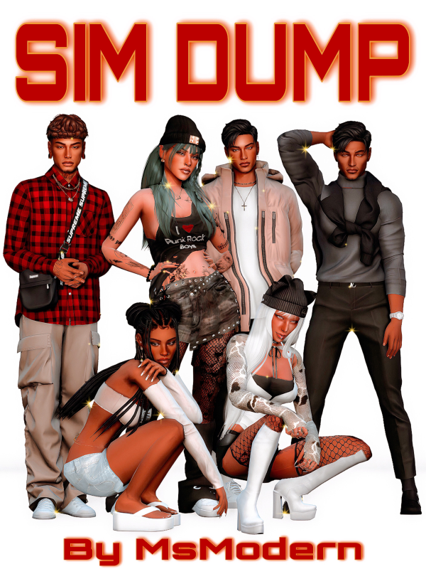 Alpha 2024 SIMP DUMP by simsfinds - The Sims 4 Custom Content