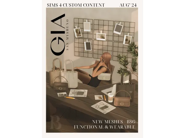 Maxis Match GIA by Gigi Hurley by - The Sims 4 Custom Content