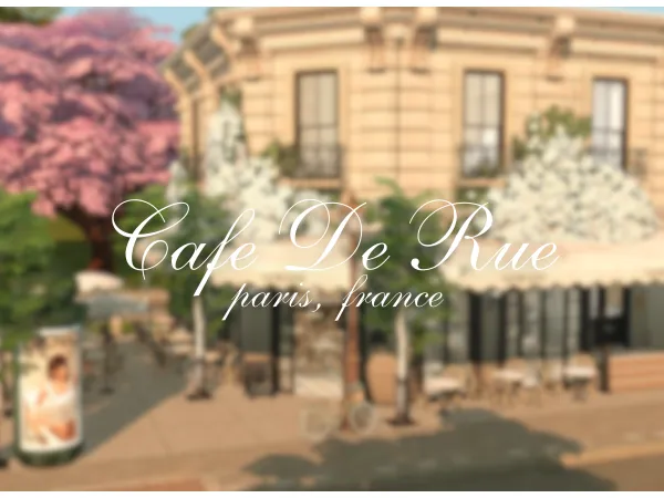 Mix Cáfe De Rue by bbygyal123 lijoue - The Sims 4 Custom Content