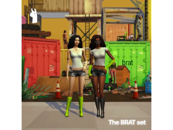 Maxis Match The BRAT Set greenllamas - The Sims 4 Custom Content
