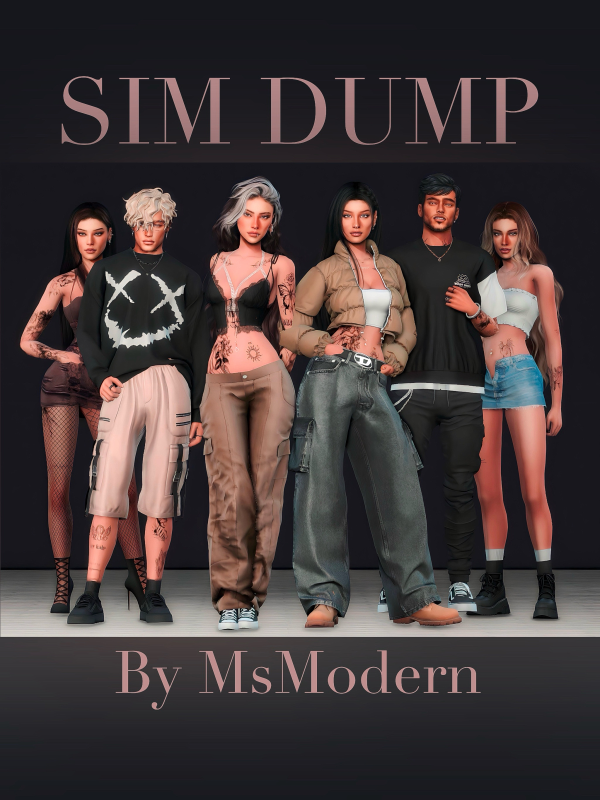 Alpha SIM DUMP by MsModern - The Sims 4 Custom Content