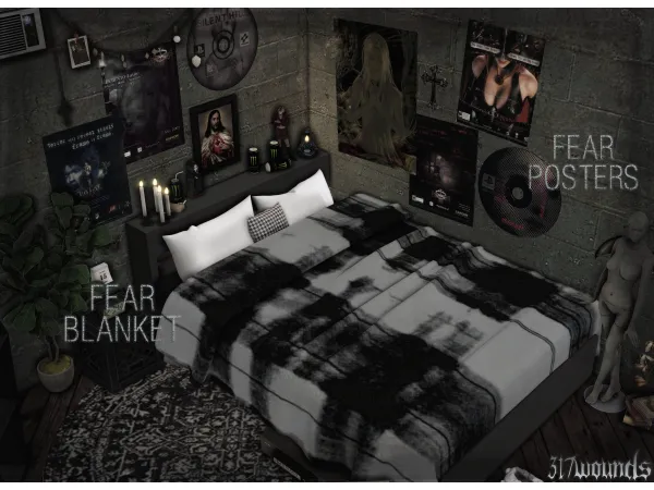 Alpha Fear Set by simsfinds - The Sims 4 Custom Content