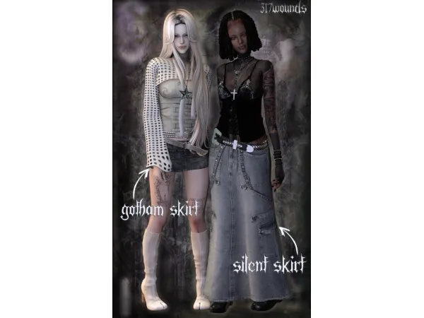 Alpha Gotham and Silent Srit by 317wounds - The Sims 4 Custom Content