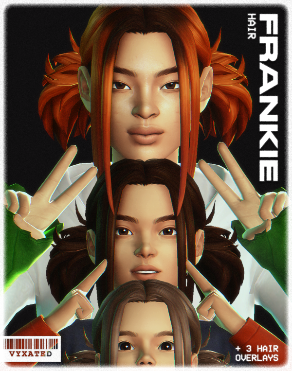 Maxis Match frankie hair by simsfinds - The Sims 4 Custom Content