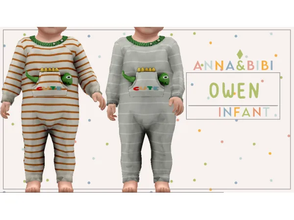 Alpha Owen INFANT [AnnaBibi] - The Sims 4 Custom Content
