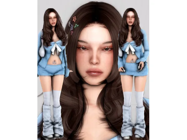 Alpha August by deepmoonsims - The Sims 4 Custom Content