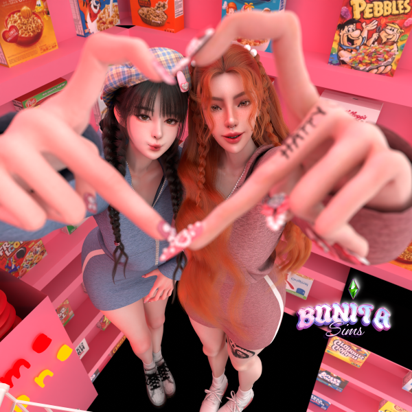 Mix Bestie hangout by simsfinds - The Sims 4 Custom Content