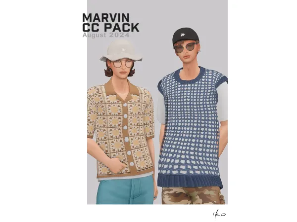Maxis Match Marvin Pack by Iko - The Sims 4 Custom Content