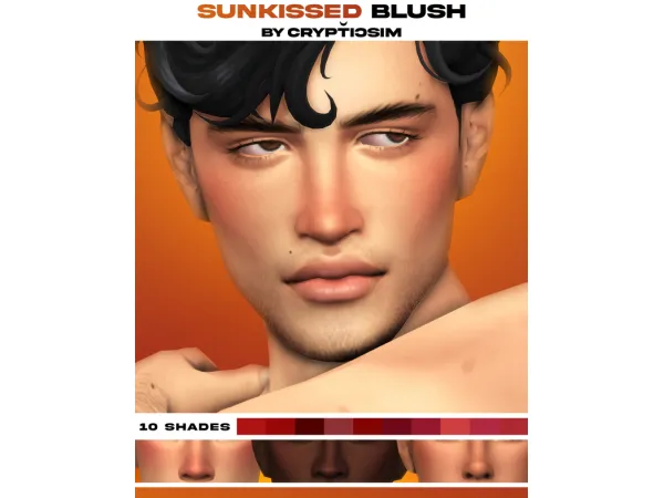 Maxis Match sunkissed blush by crypticsim - The Sims 4 Custom Content
