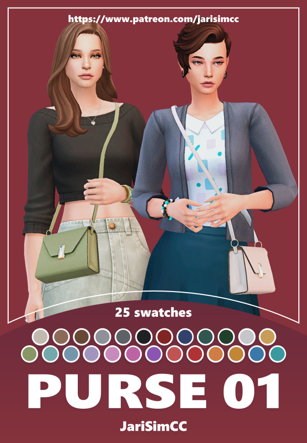 Maxis Match JariSimCC Purse 01 by simsfinds - The Sims 4 Custom Content