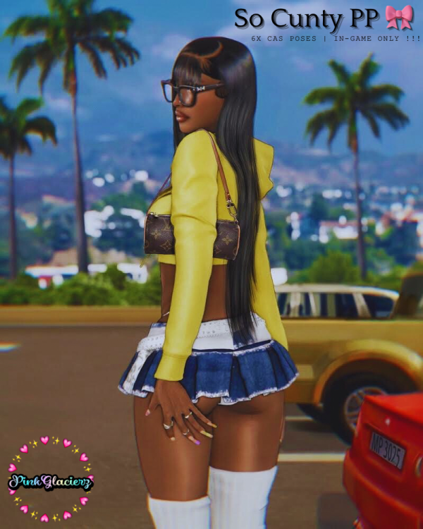 Mix So Cunty CAS Poses by simsfinds - The Sims 4 Custom Content