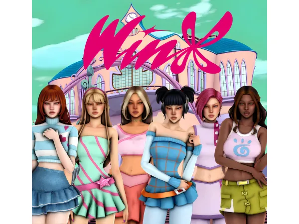 Maxis Match Winx Sim Dump by Deepmoon - The Sims 4 Custom Content