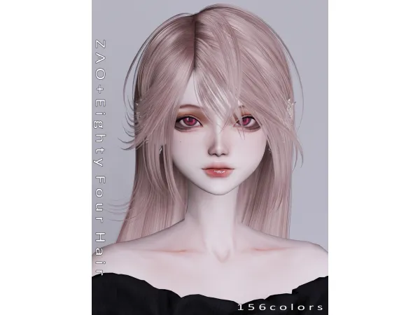 送料無料 通販 ファッション 4 Sims - Hair Four Eighty ZAO] CC SimsFinds - フラワー・リース