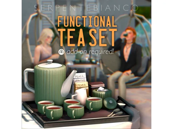 FUNCTIONAL TEA SET by SERPENTEBIANCO