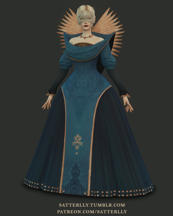Maxis Match Dragon Age Inquisition Empress Celene Valmont I outfit by simsfinds - The Sims 4 Custom Content