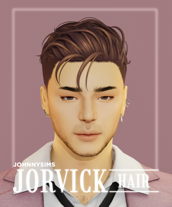 Maxis Match Jorvick Hair by simsfinds - The Sims 4 Custom Content
