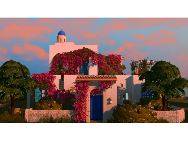 Maxis Match Villa Afroditi by simsfinds - The Sims 4 Custom Content