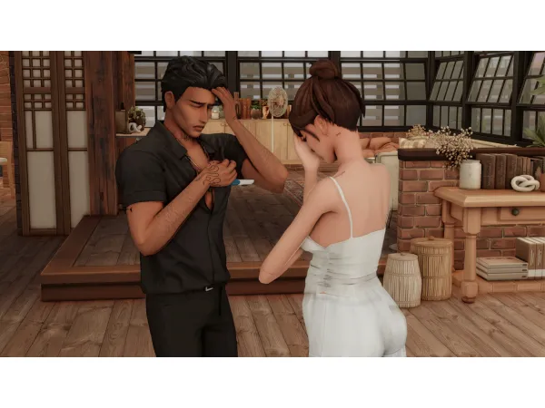 Mix Sims 4 Animation Pack 57 Pregnancy Test by simsfinds - The Sims 4 Custom Content