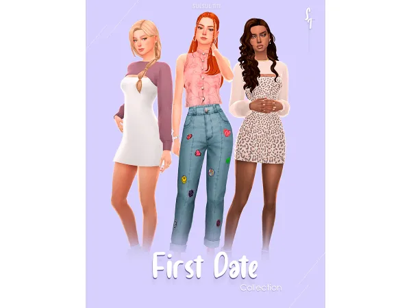 Maxis Match FIRST DATE by SulSul TiTi - The Sims 4 Custom Content